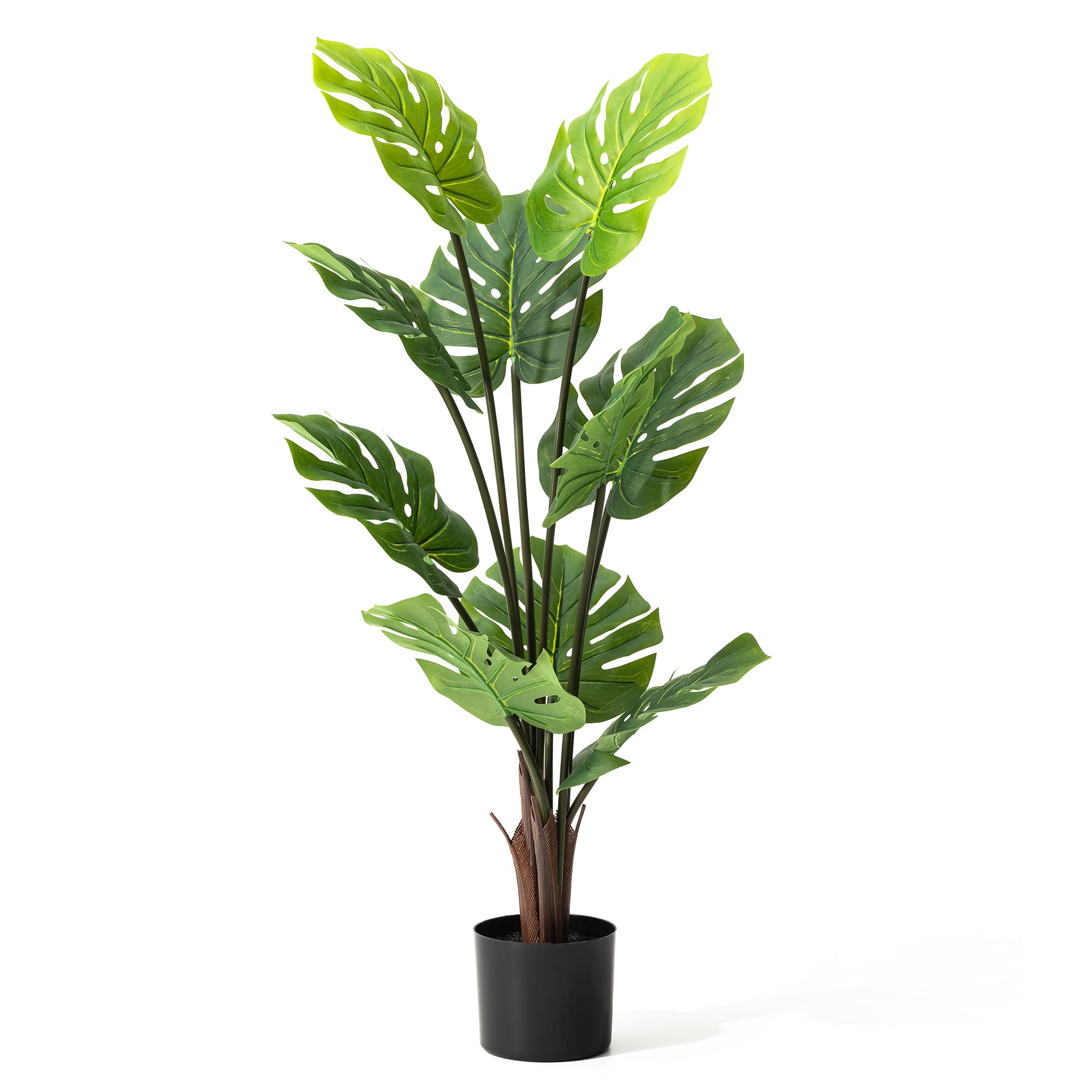 Glitzhome® 3.5ft. Faux Monstera in Pot